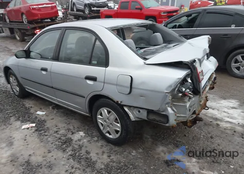 2003 Honda Civic Dx z USA, uszkodzony, nr VIN 2HGES16153H507502
